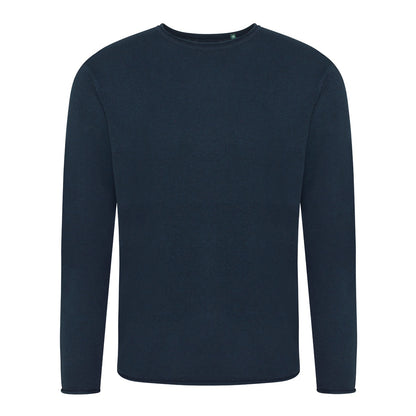 Navy - Front - Ecologie Mens Arenal Lightweight Sweater