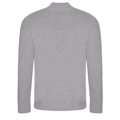 Heather - Back - Ecologie Mens Wakhan Zip Neck Sweater