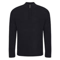 Black - Front - Ecologie Mens Wakhan Zip Neck Sweater