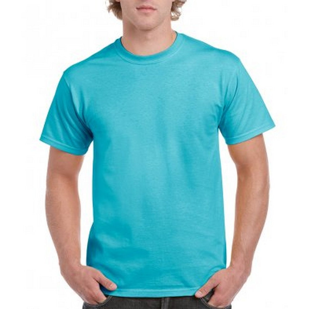 Lagoon Blue - Back - Gildan Mens Hammer Heavyweight T-Shirt
