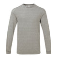 Graphite Heather - Front - Gildan Mens Hammer Heavyweight Long Sleeve T-Shirt