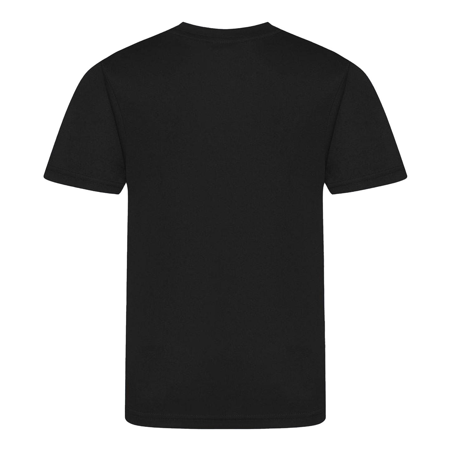 Jet Black - Back - AWDis Childrens-Kids Cool Smooth T-Shirt