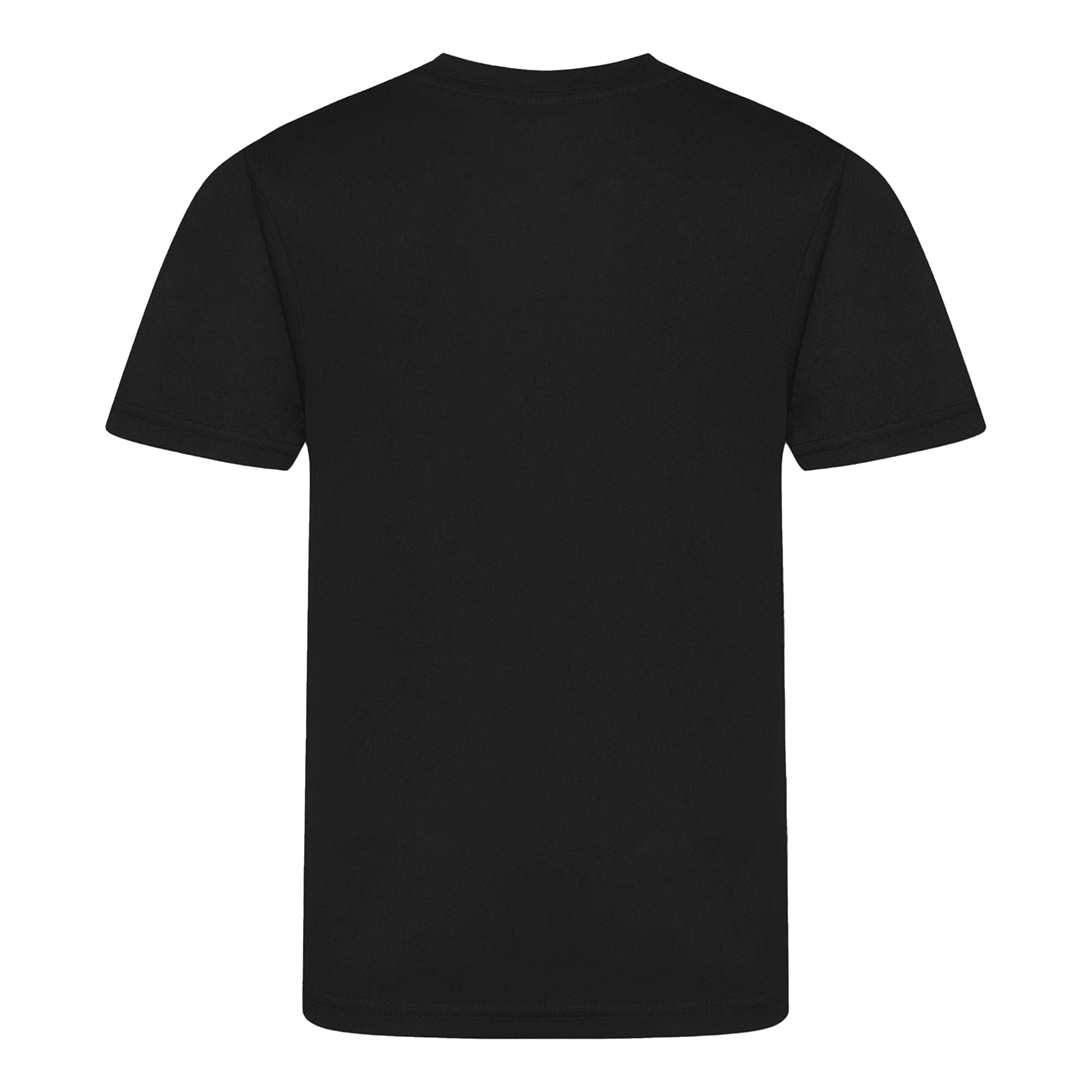 Jet Black - Back - AWDis Childrens-Kids Cool Smooth T-Shirt