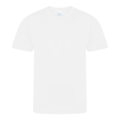 Arctic White - Front - AWDis Childrens-Kids Cool Smooth T-Shirt