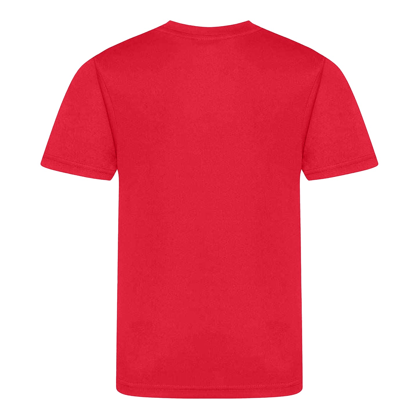 Red - Back - AWDis Childrens-Kids Cool Smooth T-Shirt