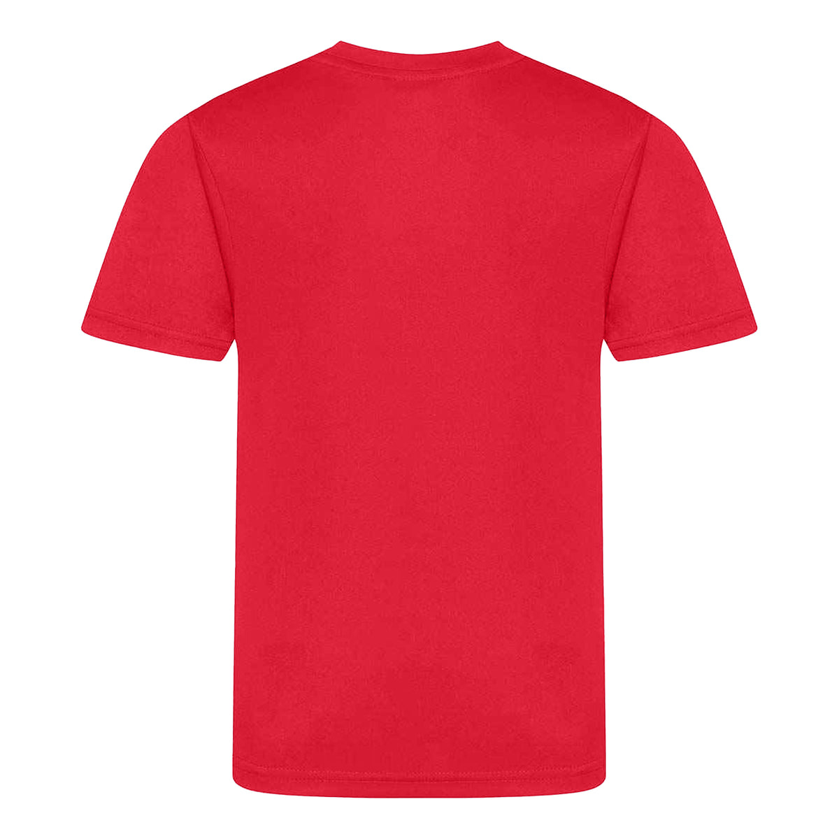 Red - Back - AWDis Childrens-Kids Cool Smooth T-Shirt