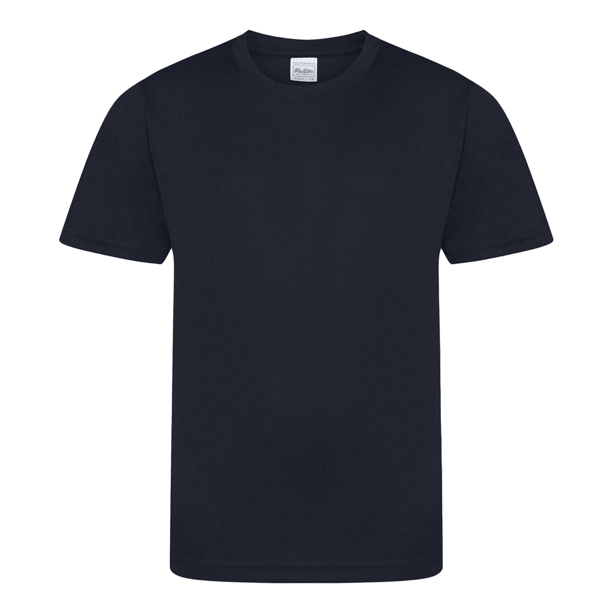 French Navy - Front - AWDis Childrens-Kids Cool Smooth T-Shirt
