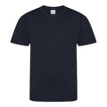 French Navy - Front - AWDis Childrens-Kids Cool Smooth T-Shirt