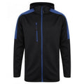 Navy-Royal - Front - Finden & Hales Mens Active Soft Shell Jacket