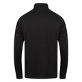 Black-White - Back - Finden & Hales Mens Knitted Tracksuit Top