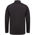 Black-Black - Back - Finden & Hales Mens Knitted Tracksuit Top