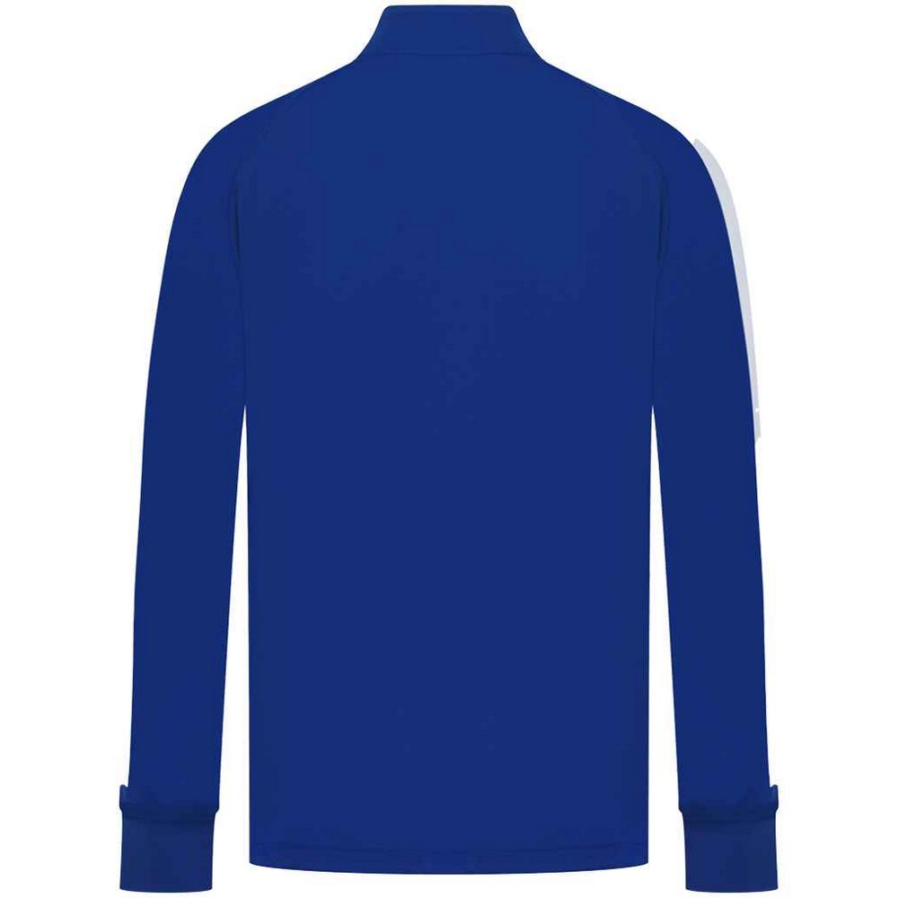 Royal Blue-White - Back - Finden & Hales Mens Knitted Tracksuit Top
