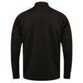 Black-Red - Back - Finden & Hales Mens Knitted Tracksuit Top