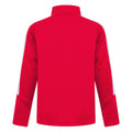 Red-White - Back - Finden & Hales Childrens-Kids Boys Knitted Tracksuit Top