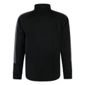 Black-Gunmetal - Back - Finden & Hales Childrens-Kids Boys Knitted Tracksuit Top