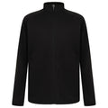 Black-Black - Front - Finden & Hales Childrens-Kids Boys Knitted Tracksuit Top