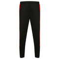 Black-Red - Lifestyle - Finden & Hales Mens Knitted Tracksuit Pants