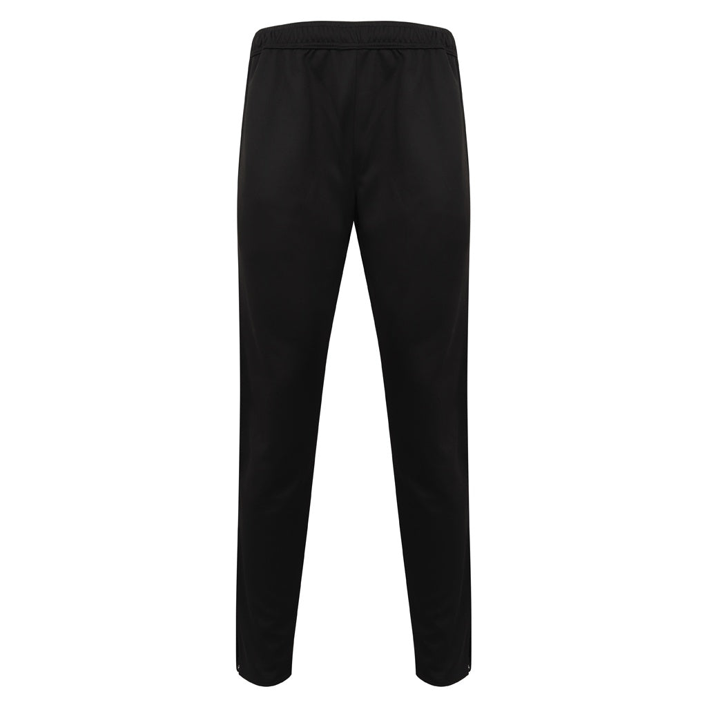 Black-Black - Front - Finden & Hales Mens Knitted Tracksuit Pants