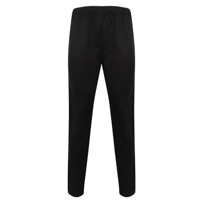 Black-Black - Front - Finden & Hales Mens Knitted Tracksuit Pants
