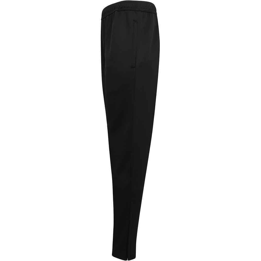 Black-Black - Side - Finden & Hales Mens Knitted Tracksuit Pants
