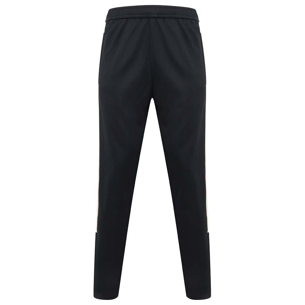 Navy-White - Front - Finden & Hales Mens Knitted Tracksuit Pants