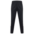 Black-Black - Side - Finden & Hales Mens Knitted Tracksuit Pants