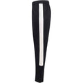 Navy-White - Back - Finden & Hales Mens Knitted Tracksuit Pants