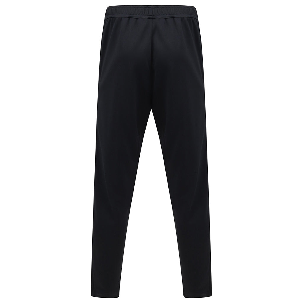 Navy-Navy - Back - Finden & Hales Mens Knitted Tracksuit Pants