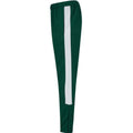 Bottle Green-White - Back - Finden & Hales Mens Knitted Tracksuit Pants