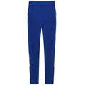 Royal Blue-White - Back - Finden & Hales Mens Knitted Tracksuit Pants
