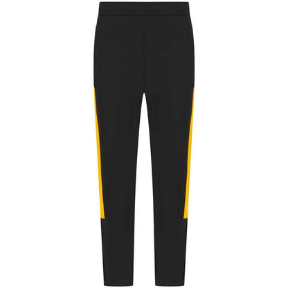 Black-Gold - Front - Finden & Hales Mens Knitted Tracksuit Pants
