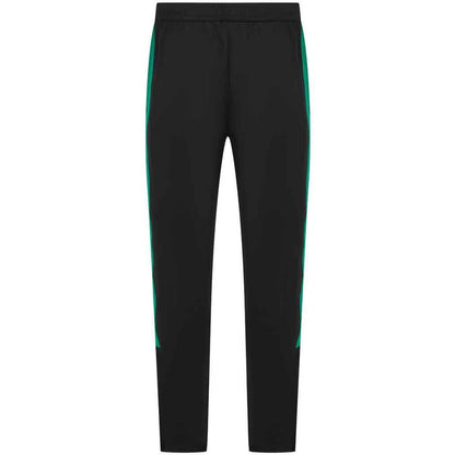 Black-Emerald - Back - Finden & Hales Mens Knitted Tracksuit Pants