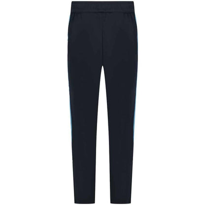 Navy-Sky Blue - Back - Finden & Hales Mens Knitted Tracksuit Pants