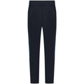 Navy-Sky Blue - Back - Finden & Hales Mens Knitted Tracksuit Pants