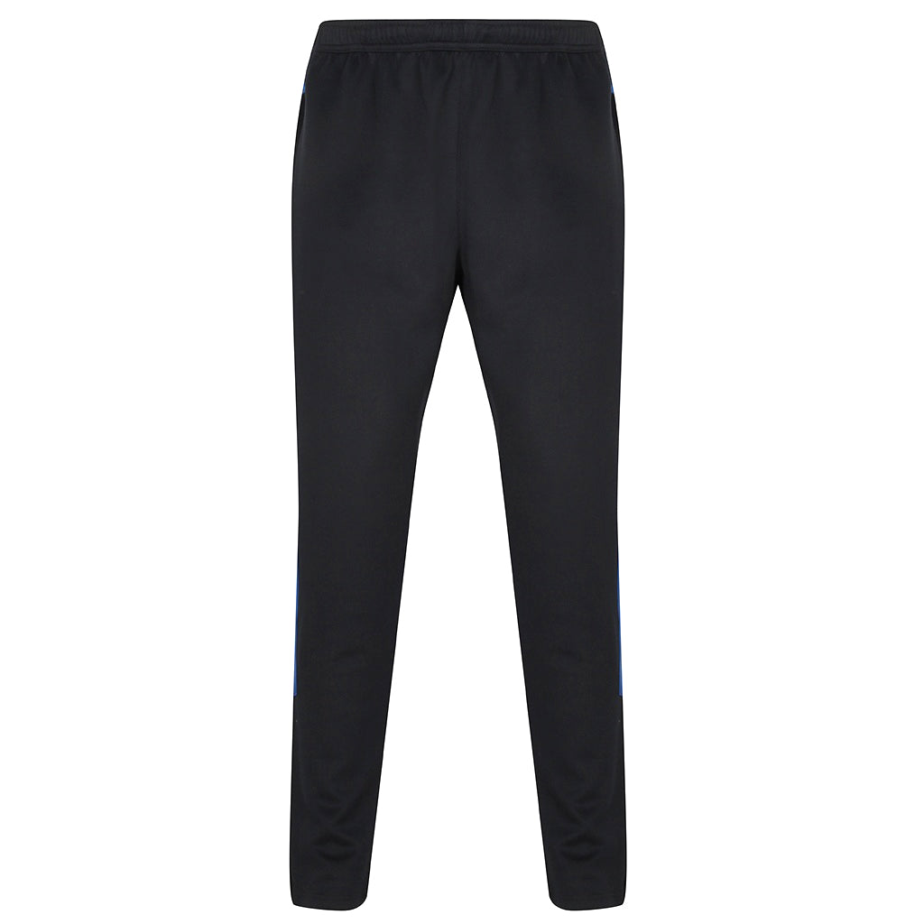 Navy-Royal - Front - Finden & Hales Mens Knitted Tracksuit Pants