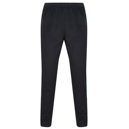 Navy-Royal - Front - Finden & Hales Mens Knitted Tracksuit Pants