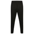 Black-Gunmetal - Front - Finden & Hales Mens Knitted Tracksuit Pants