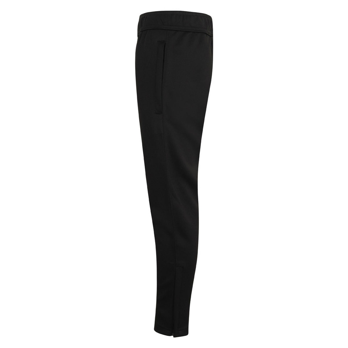Black-Black - Side - Finden & Hales Childrens-Kids Boys Knitted Tracksuit Pants