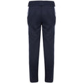 Navy-White - Back - Finden & Hales Childrens-Kids Boys Knitted Tracksuit Pants