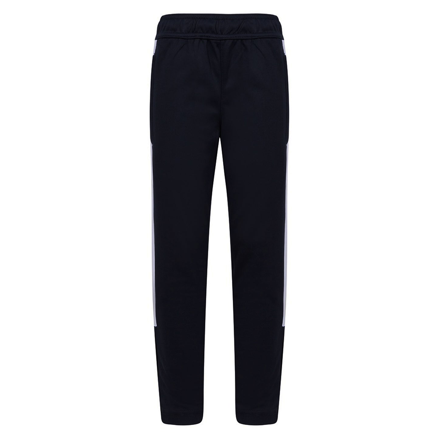 Black-White - Front - Finden & Hales Childrens-Kids Boys Knitted Tracksuit Pants