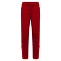 Red-White - Front - Finden & Hales Childrens-Kids Boys Knitted Tracksuit Pants