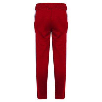 Red-White - Back - Finden & Hales Childrens-Kids Boys Knitted Tracksuit Pants