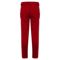 Red-White - Back - Finden & Hales Childrens-Kids Boys Knitted Tracksuit Pants