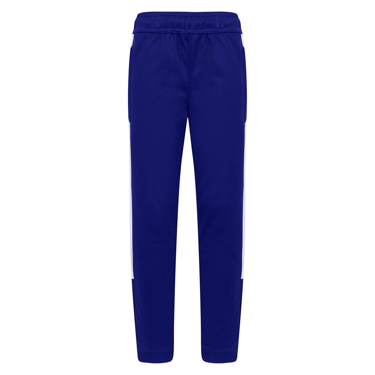 Royal Blue-White - Front - Finden & Hales Childrens-Kids Boys Knitted Tracksuit Pants