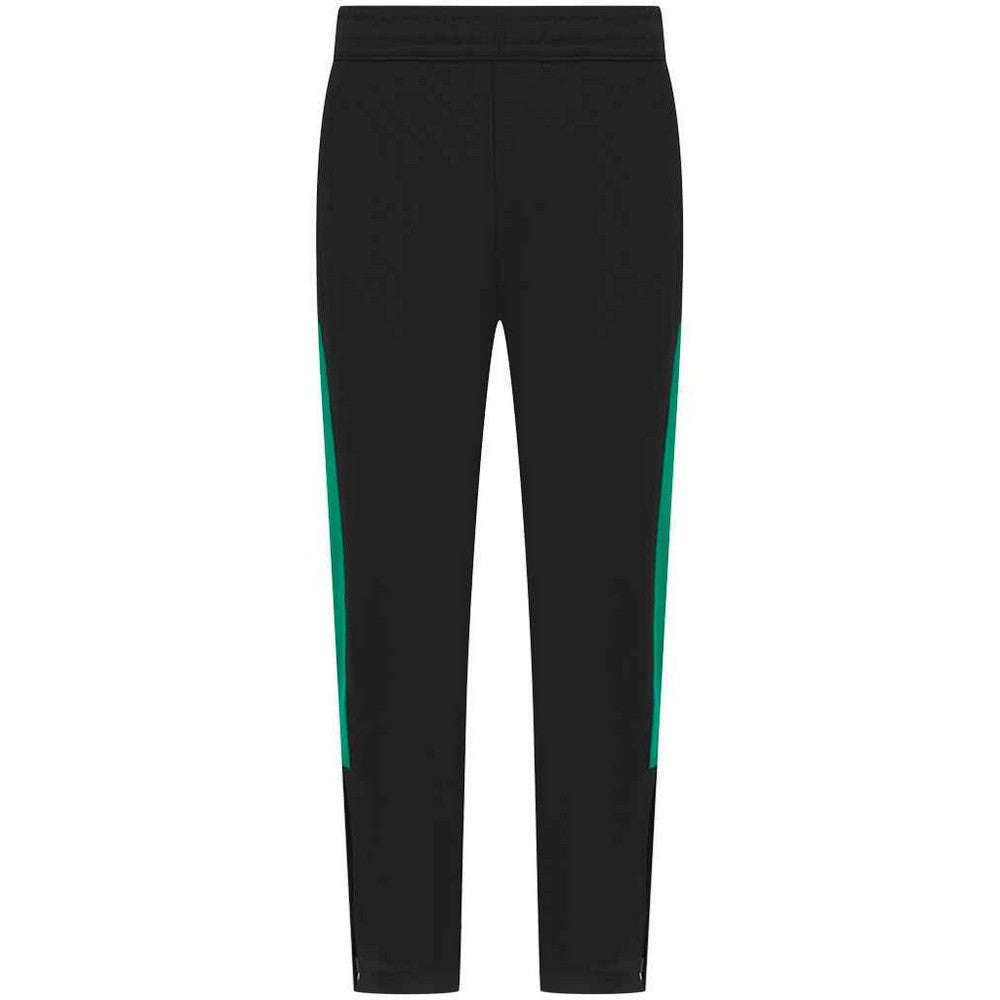 Black-Emerald - Front - Finden & Hales Childrens-Kids Boys Knitted Tracksuit Pants