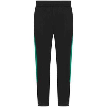 Black-Emerald - Front - Finden & Hales Childrens-Kids Boys Knitted Tracksuit Pants