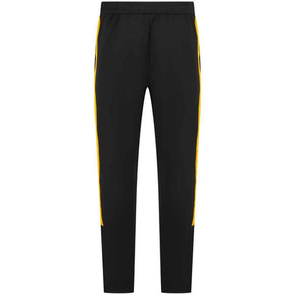 Black-Gold - Back - Finden & Hales Childrens-Kids Boys Knitted Tracksuit Pants