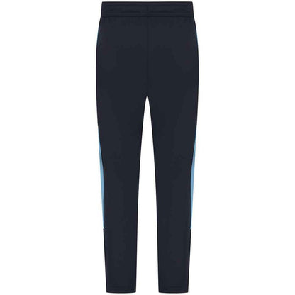 Navy-Sky Blue - Back - Finden & Hales Childrens-Kids Boys Knitted Tracksuit Pants
