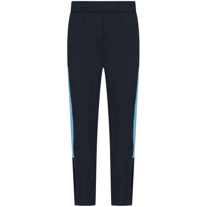 Navy-Sky Blue - Front - Finden & Hales Childrens-Kids Boys Knitted Tracksuit Pants