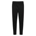 Black-Black - Front - Finden & Hales Childrens-Kids Boys Knitted Tracksuit Pants